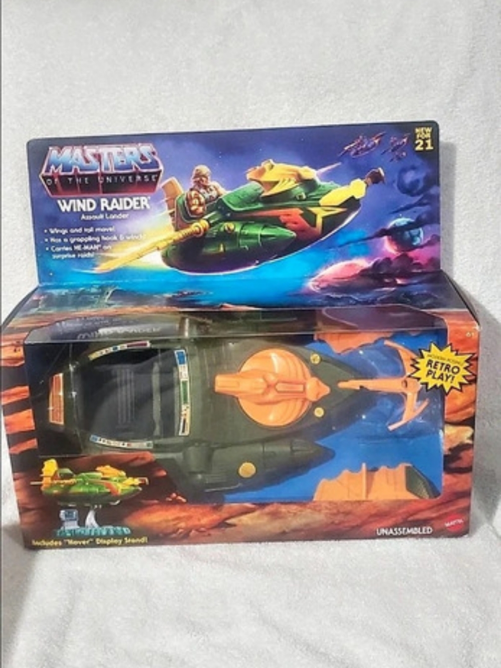 Masters of the Universe Wind Raider Vehicle NWT